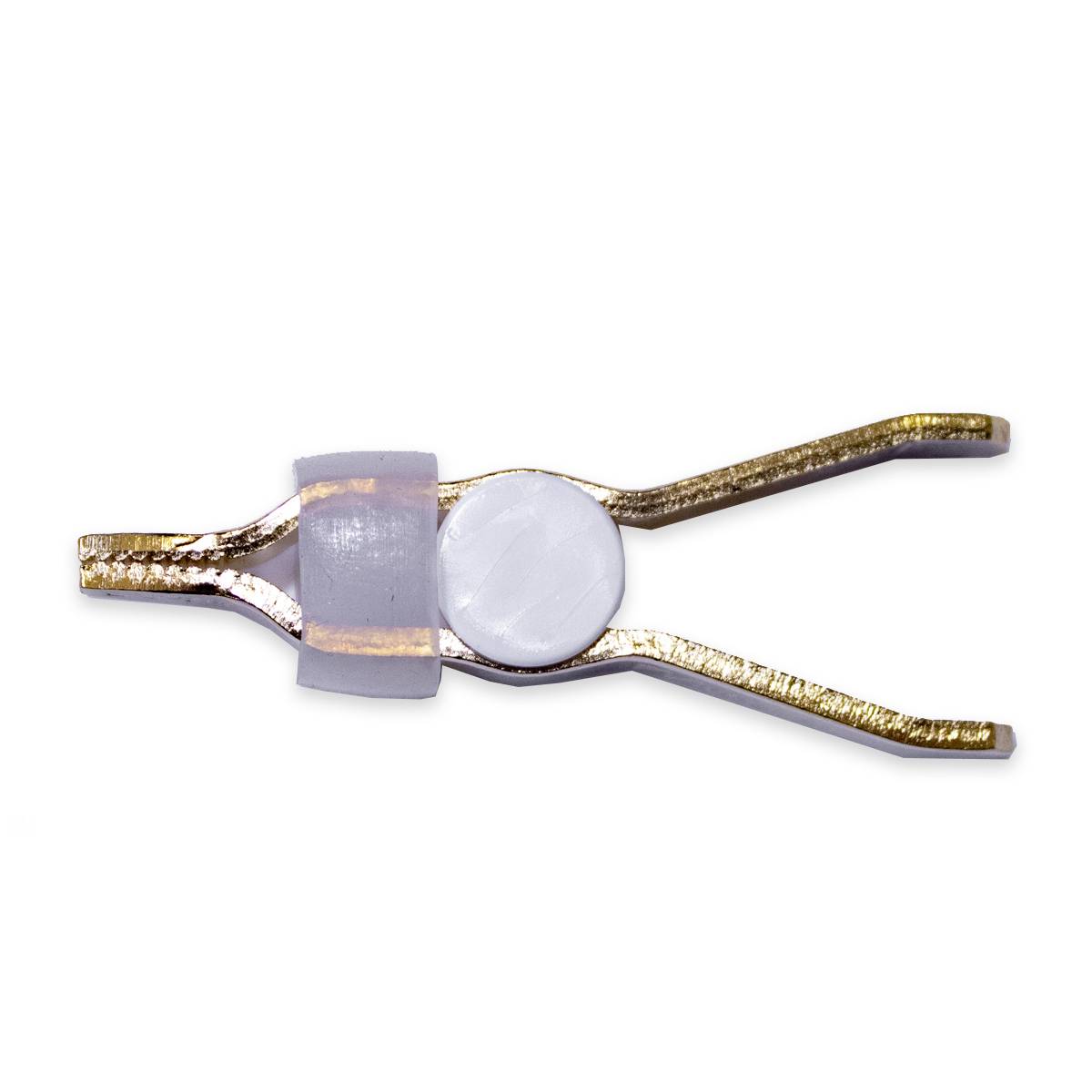 Mueller Electric BU-78K Kelvin-klem Goud Klembereik (max.): 12 mm Lengte: 57.90 mm 1 stuk(s) Piece