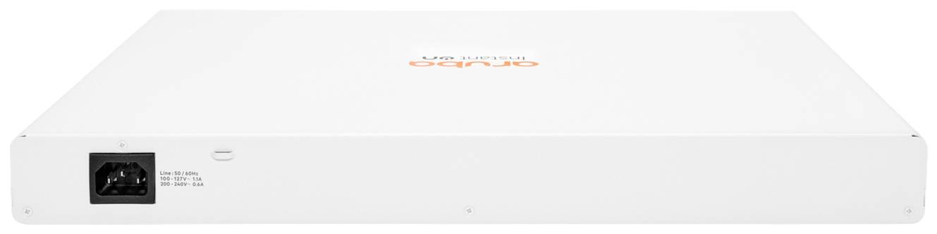 Bijela, jednostavna kutija s logotipom gore. Stražnja strana prikazuje električni priključak i oznake.
