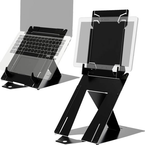R-GO Tools Riser Duo stalak za prijenosno računalo podesiv po visini