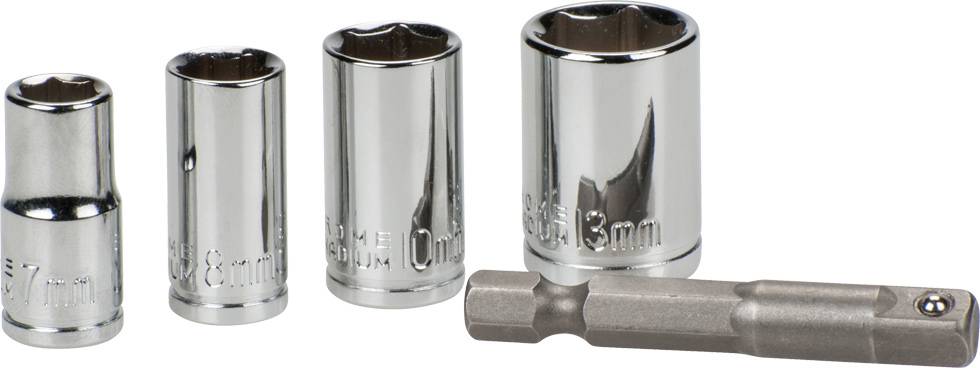 kwb 105110 nastavak za nasadni ključ 7 mm, 8 mm, 10 mm, 13 mm Pogon (odvijač) 1/4" (6.3 mm) 5 St.