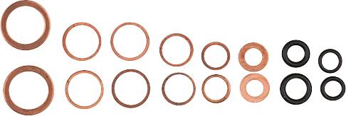 KS Tools 150.2661 Reserveafdichtingsring-pakket 20 stuks