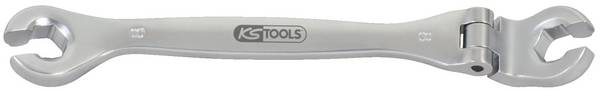 KS Tools 518.0391 CHROMEplus dvostruki okasti ključ sa zglobom, 22 mm, otvoreni