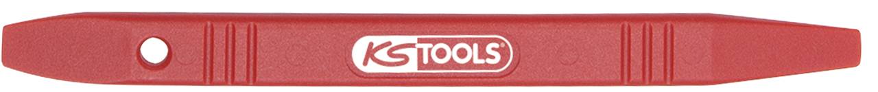 Crveni plastični alat s natpisom 'KS Tools', vjerojatno poluga ili montažni alat.
