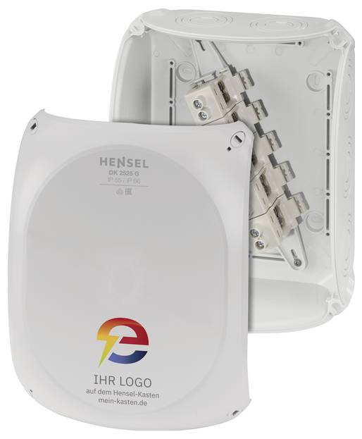 Hensel 62000313 razvodna kutija s vijčanim stezaljkama, bez halogena (D x Š) 255 mm x 205 mm 1 St.