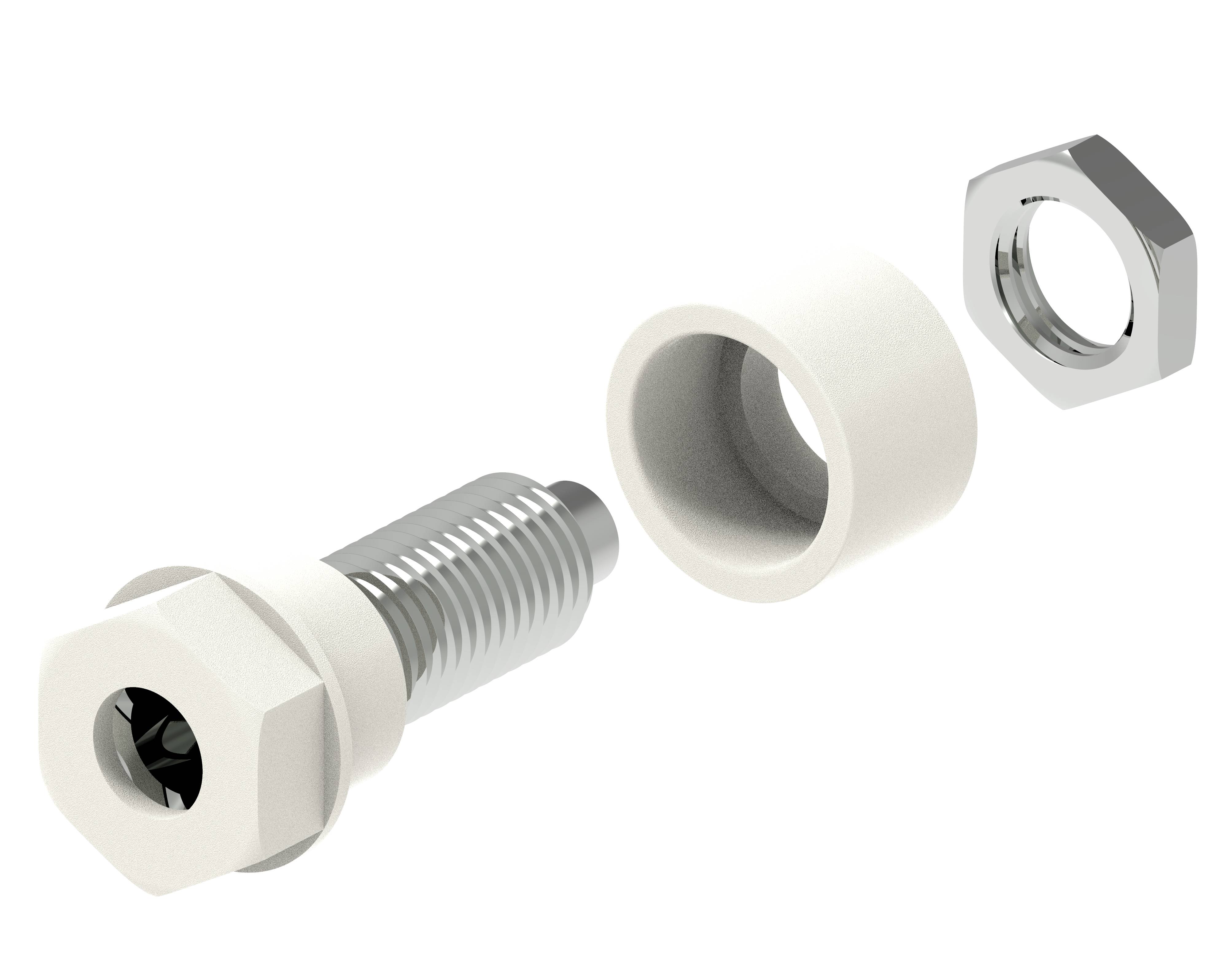 Electro PJP 3230-C-CD1-BC Laboratoriumbus Stift-Ø: 4 mm Wit 1 stuk(s)