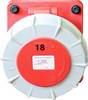 Gifas Electric 306359.IP67 133807 CEE zidna utičnica 63 A 5-polni 400 V 1 St.