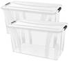 Siena HOME kutija za pohranu Anzio prozirna 32 l (Š x V x D) 51 x 23 x 38.5 cm 2 St.