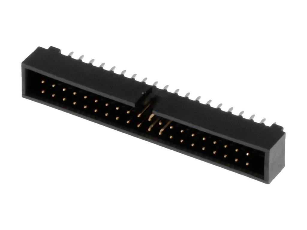 Molex 702464004 letva s igličastim kontaktima Raster: 2.54 mm Ukupan broj polova: 40 Broj redova: 2 1 St. Tray
