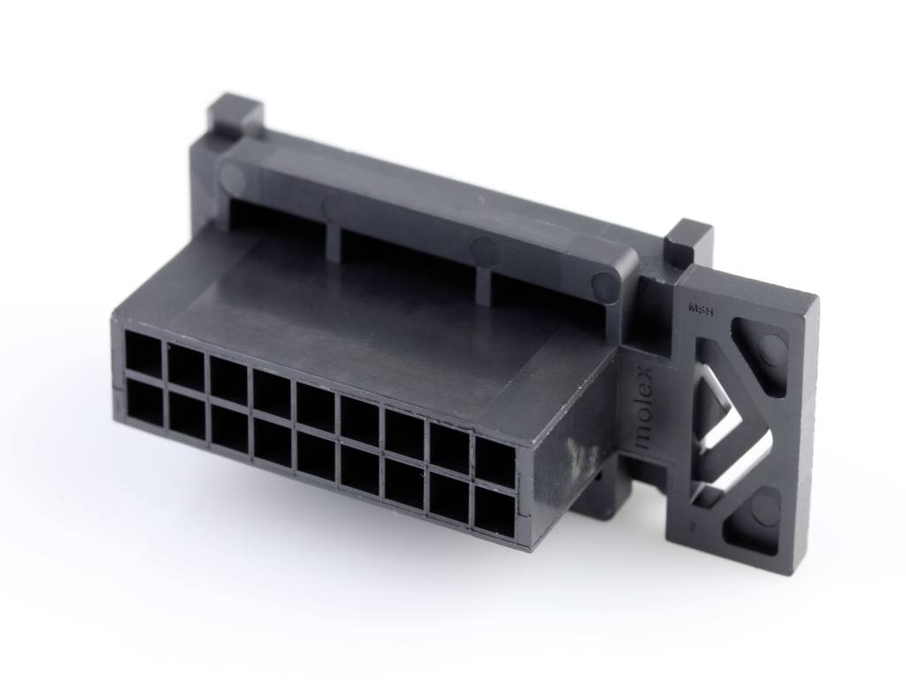 Molex ugradna standardna letva s muškim kontaktima Ukupan broj polova 18 443001800 1 St. Bulk