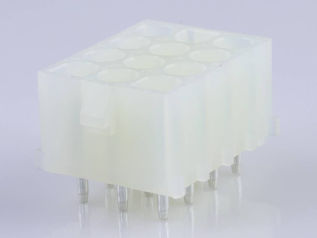 Molex ugradna standardna letva sa ženskim kontaktima Ukupan broj polova 12 Raster: 6.35 mm 10844120 1 St. Bulk