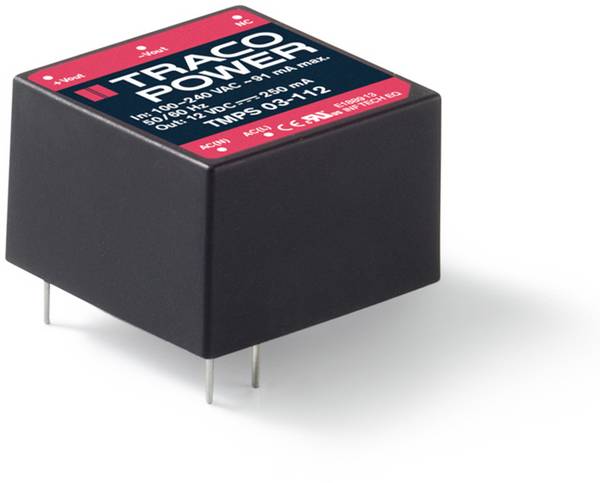 TracoPower TMPS 03-124 AC/DC napajač za tiskano vezje 24 V/DC 0.125 A 3 W