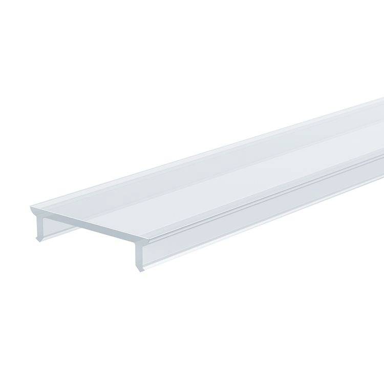 Bijeli LED aluminijski profil, dug i uzak, pogodan za ugradnju LED traka za modernu rasvjetu u unutrašnjim prostorima.