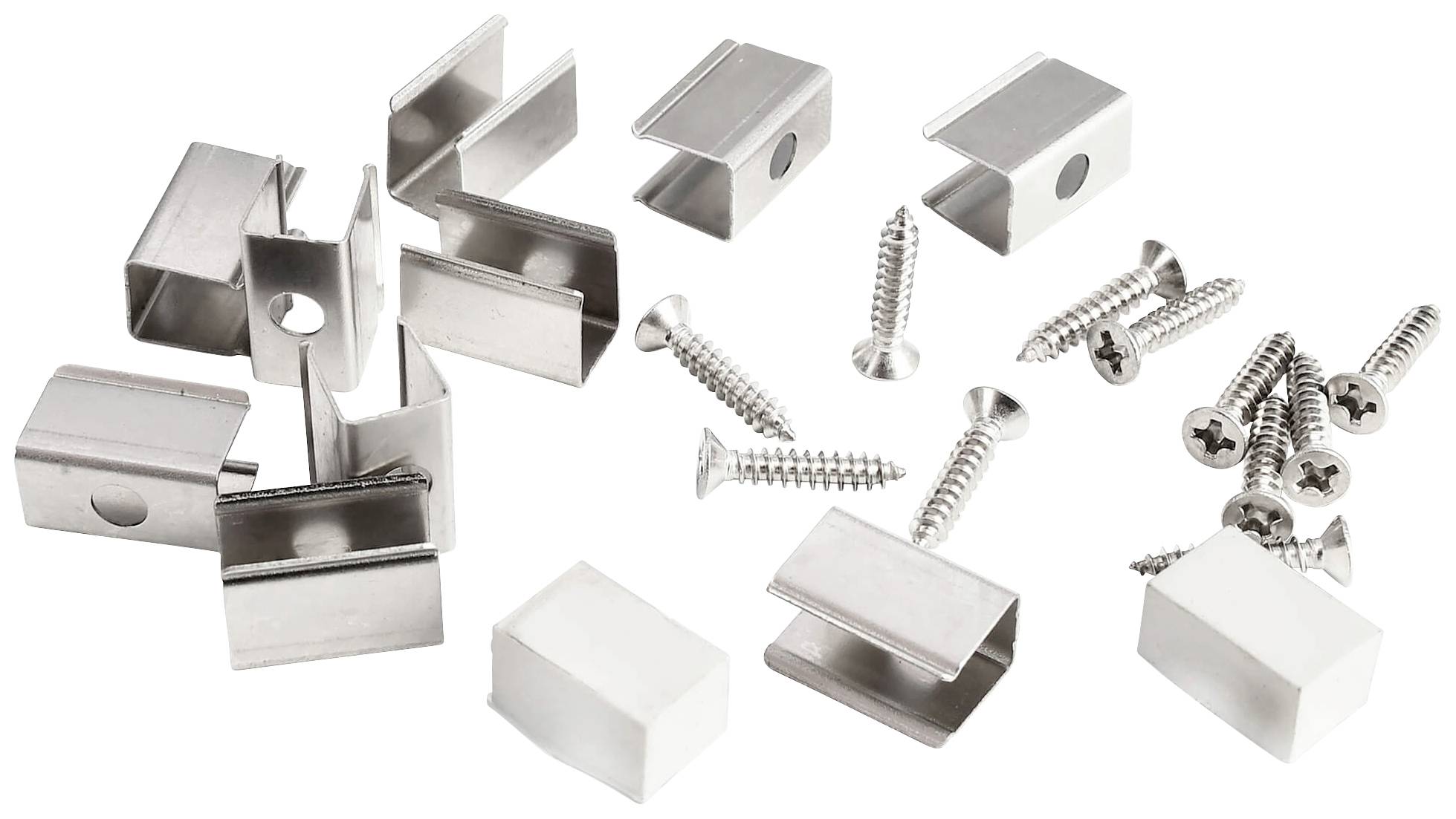 Deko Light 930530 Montageset für D Flex Line 6,5 x 12,0 mm Montageset RVS 1 stuk(s)