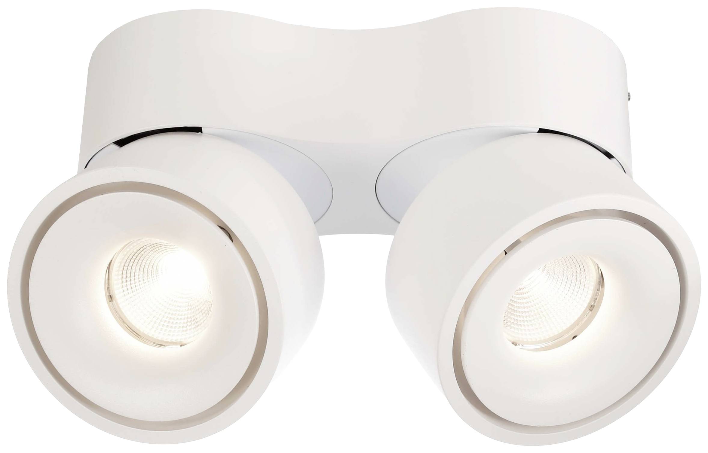 Deko Light Uni II Double Plafondopbouwarmatuur LED LED vast ingebouwd 20 W Energielabel: G (A - G) Warmwit Signaalwit (RAL 9003)