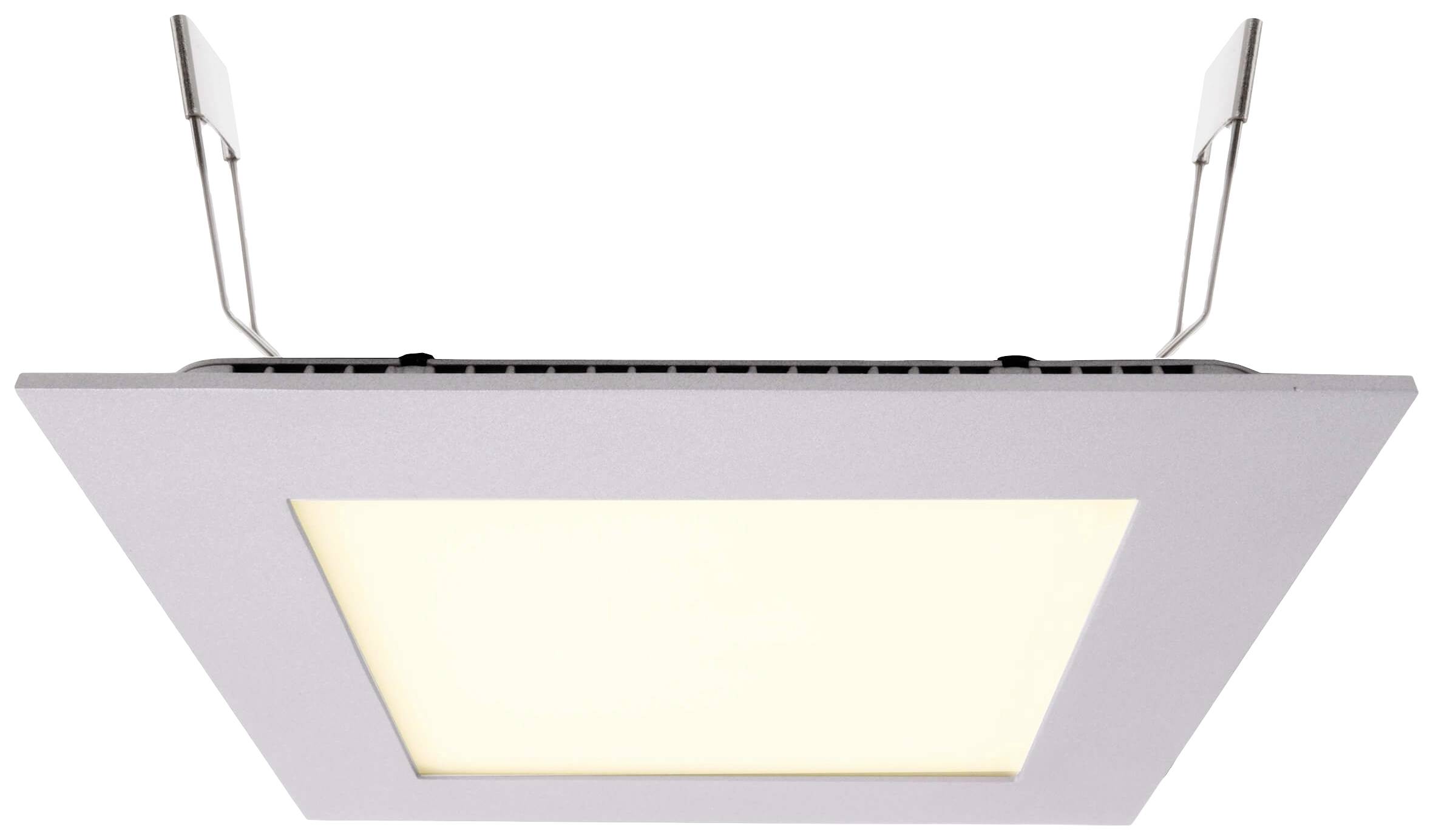 Deko Light 565157 LED Panel Square 15 LED-inbouwlamp Energielabel: G (A - G) SMD LED LED vast ingebouwd 13 W Parelgrijs (RAL 9022)