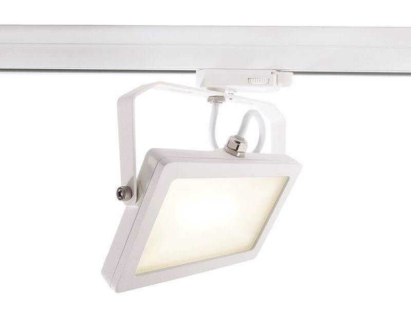 Deko Light Flood 230V-railsysteem lamp LED vast ingebouwd 15 W Energielabel: E (A - G) LED Verkeerswit (RAL 9016)