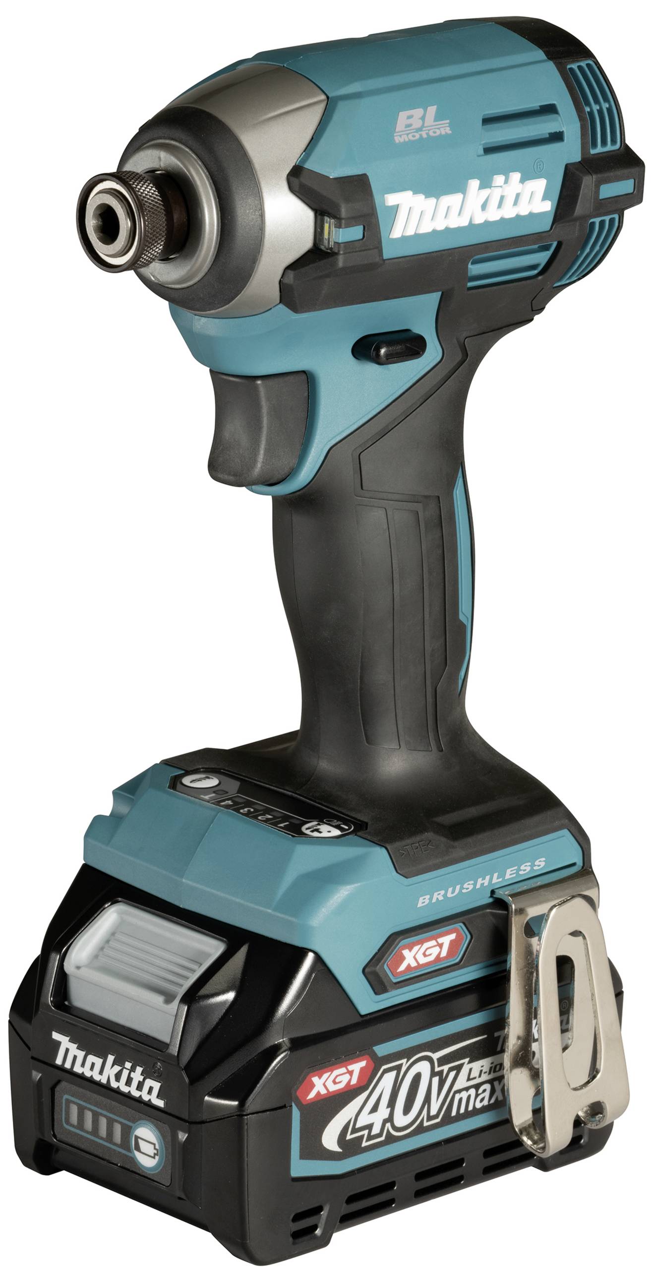 Makita TD003GA202 TD003GA202 Slagskruvdragare batteri 210 Nm 40 V Antal batterier som ing&aring;r 2 Li-Ion inkl. 2x batterier, inkl. laddare, inkl. v&auml;ska