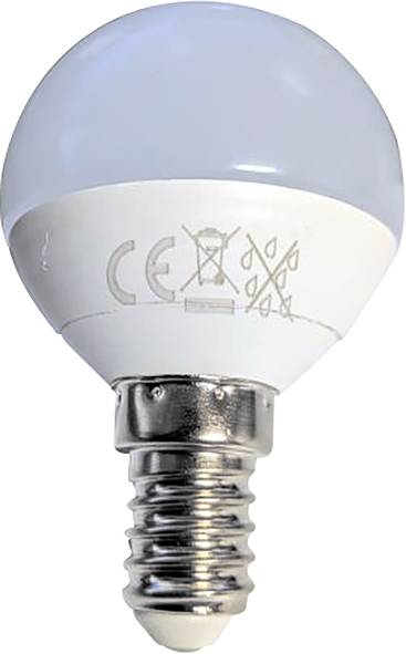 V-TAC 2142501 LED-lamp EEK F (A - G) E14 Klotform 4.50 W = 40 W Varmvit (Ø x H) 35 mm x 100 mm 1 st