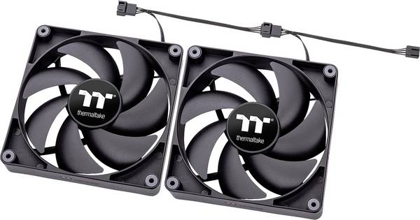 Thermaltake CL-F147-PL12BL-A ventilator za PC kućište crna (Š x V x D) 120 x 120 x 25 mm
