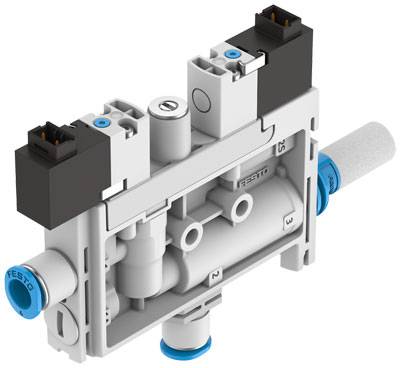 FESTO vakuumska usisna mlaznica OVEL-10-H-15-PQ-VQ6-UC-C-A-H3 8142126 24 V/DC 6 mm Nazivna širina 0.95 mm Materijal kućišta PA Brtveni material NBR