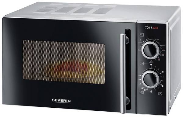 Severin MW 7771 mikrovalna pećnica crna/srebrna 700 W roštilj, funkcija tajmer