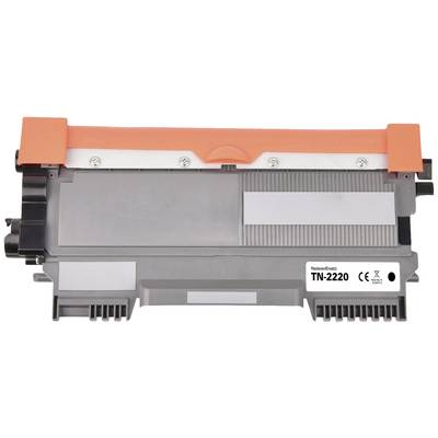 Toner kaseta za printer s oznakom 'TN-2220'. Gore narančasti poklopac, dolje otvori za ventilaciju.