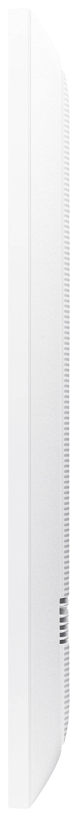 Uska, bijela, vertikalna ventilacijska otvora sa strane uređaja koji pokazuje otvore za hlađenje ili ventilaciju.