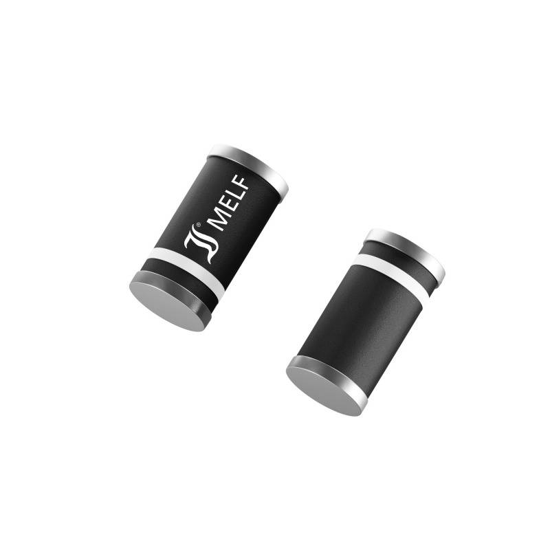 Diotec Zenerdiode SMZ15 Behuizingssoort (halfgeleider) DO-213AB Zenerspanning 15 V Vermogen (max.) P(TOT) 2 W Blokkeerspanning U(R) 10 V afbeelding