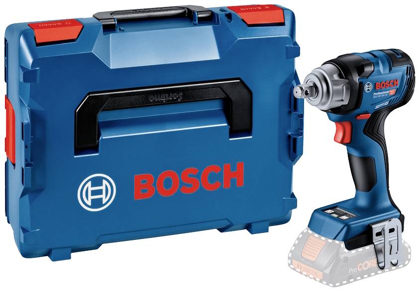 Bosch Professional GDS 18V-330 HC solo 06019L5001 Skruvdragare batteri, Mutterdragare batteri 18 V Li-Ion exkl. batteri/laddare, Utan laddare, inkl. v&auml;ska,