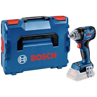 Baterijski udarni odvijač Bosch pokraj plavog transportnog kofera s crvenim Bosch logotipom.