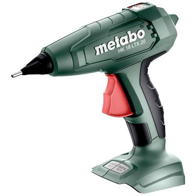 Zeleni akumulatorski vijačnik s crvenim prekidačem i ergonomskom ručkom. Alat tvrtke Metabo, model 'HK 18 LTX 20'.
