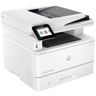 Bijeli višenamjenski printer s ekranom osjetljivim na dodir i više upravljačkih elemenata, pogodan za uredsku uporabu.
