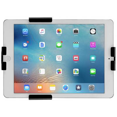 Tablet s otvorenim početnim zaslonom prikazuje nekoliko šarenih ikona aplikacija na plavoj pozadini, uključujući 'Fotografije', 'Kamera' i 'Postavke'.