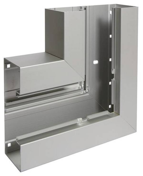 Hager BRA651705ELN plosnati kutnik plosnati kutnik (Š x D) 170 mm x 68 mm 1 St. aluminij boja