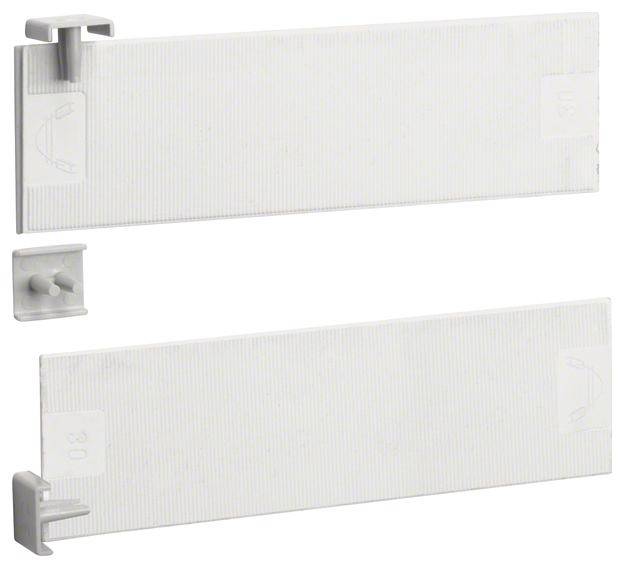 Hager KZ022 Hager KZ022 eindkappen 2-polig set = 10 stuks End cap Zuiver wit (RAL 9010) 10 stuk(s)
