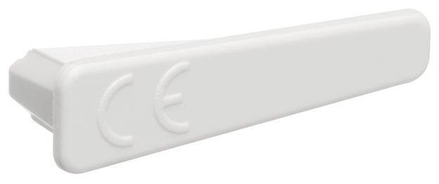 Hager KZN027 Hager KZN027 eindkap 1-polig voor faserail End cap Zuiver wit (RAL 9010) 50 stuk(s)