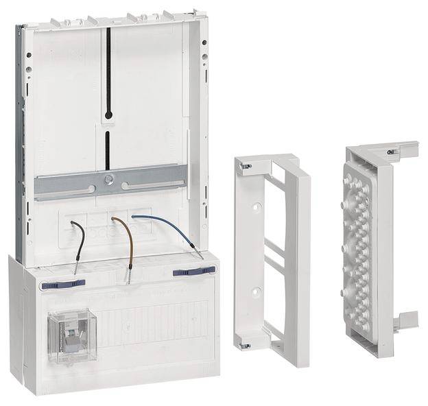Hager ZAD310BP0 Hager ZAD310BP0 uitbreidingsset universele 1VT-4 rijen APZ m.MP 208x250 DIN-rail Veld voor installatie achteraf 1 stuk(s)
