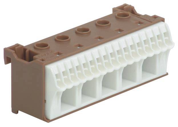 Hager KN22P KN22P Klem Flexibel: - Massief: - Aantal polen: 22 1 stuk(s) Bruin Piece