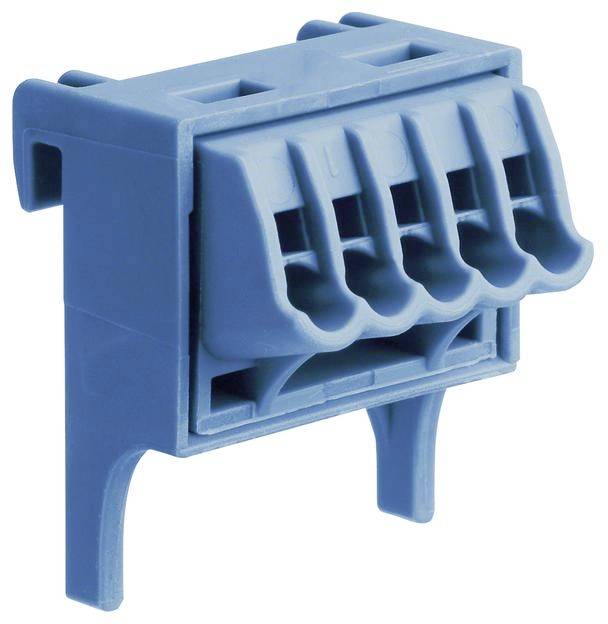 Hager VZ455N Klem Steekaansluiting Blauw 10 stuk(s)