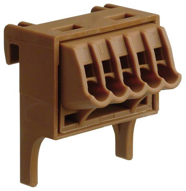 Hager VZ455P Klem Steekaansluiting Bruin 10 stuk(s) Piece