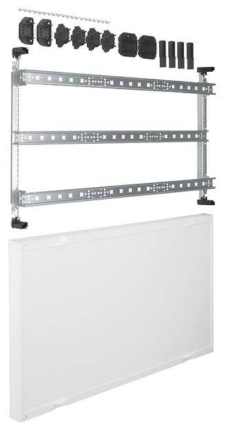 Hager UD33A1 Hager UD33A1 bouwsteen universeel 450 x 750 mm v. serieklemmen horizontaal Bouwsteen Kunststof Wit 1 stuk(s)