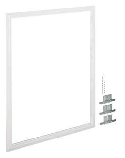 Hager FZ33B Hager FZ33B Blendframe universeel 3-felig RAL9010 met kastgrootte 1100x800mm Raamwerk Metaal Wit 1 stuk(s)