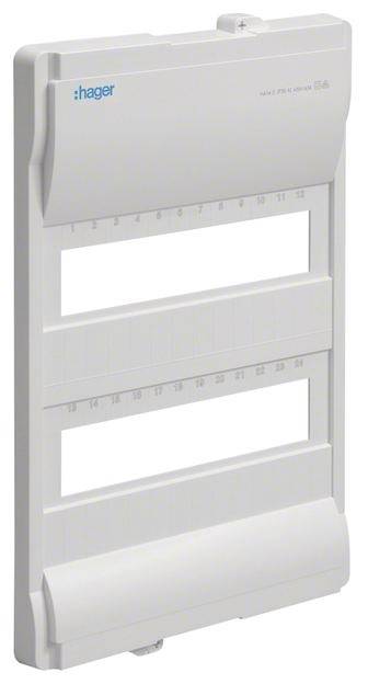Hager VZ222N Hager VZ222N apparaatafdekking Volta UPV/HWV 2 rijen Toesteldeksel Kunststof 1 stuk(s)
