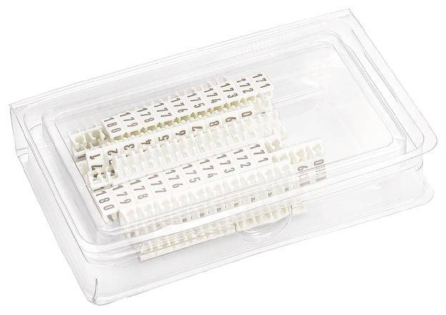 Hager KWL003 Hager KWL003 naamstroken 5 mm raster van 101-200 tot elk 25 stroken Typestroken Wit 1 stuk(s)