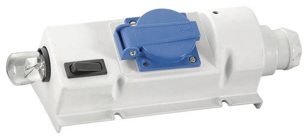 Hager ZAY75924 Hager ZAY75924 kastverlichting 15 W met schakelaar contactdoos 10 A zekering DII Kastverlichting 1 stuk(s)