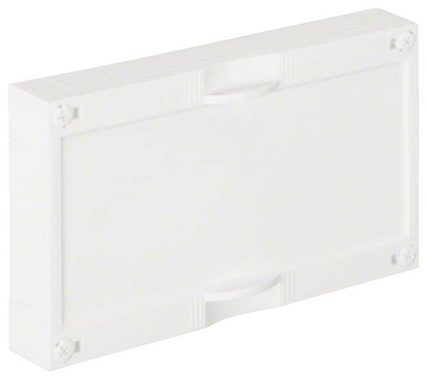 Bijela pravokutna plastična kutija sa zaobljenim rubovima i zatvaračem, vjerojatno namijenjena za pohranjivanje ili zaštitu predmeta.