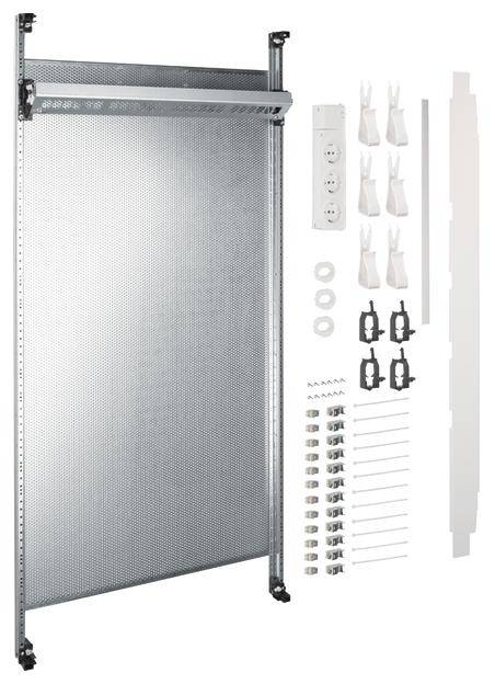 Hager UF321NW Hager UF321NW complete veld multimedia universeel 1050mm 2-veld m.12xpatchmod.RJ45 Compleet veld Meerdere kleuren 1 stuk(s)