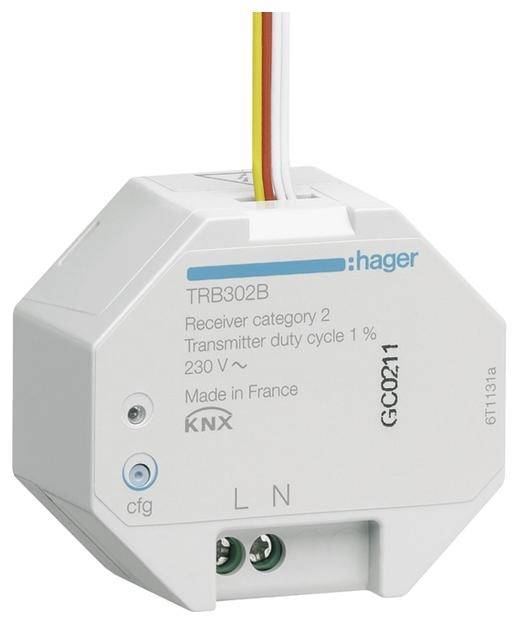 Hager KNX TRB302B Toegangsmodule 2-kanaals
