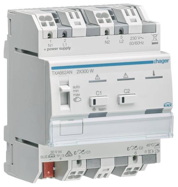 Hager KNX TXA662AN Dimactor