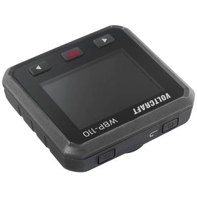 Prijenosni digitalni uređaj s zaslonom i nekoliko tipki za upravljanje. Natpis 'VOLTCRAFT WBP-110'.